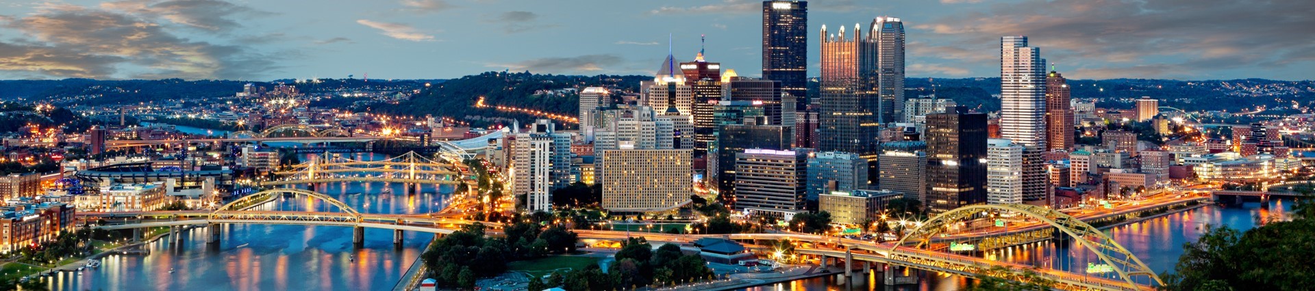 Pittsburgh City at Dusk banner